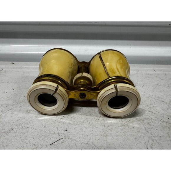 Antique Theater Opera Glasses Binoculars With Carrying Case - Picture 4 of 16